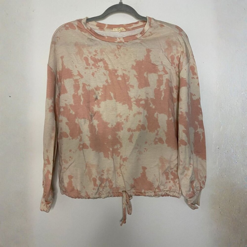 Como Blue Tie-Dye Pullover Size S